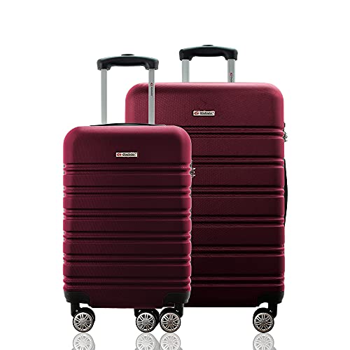 Kit Conjunto 2 Malas de Viagem Rígida Expansiva Bordo 10kg e Médi...