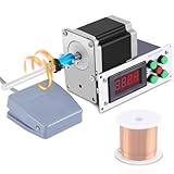 Consfly Automatic Coil Winding Machine Wire Coil Winder w/Foot Switch, Electric Winding Machine for Transformer Coil, Inductor Coil, Guitar Pickup Coils