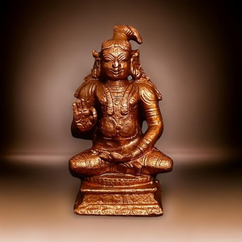 Image of Copper Nammazhwar Idol 2.5 in | 195g