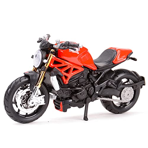 Collection Ducati Monster 1200S 1:18 moto miniature robuste en métal anti-poussière pour vitrine