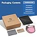 Solsun Polarized Clip on Sunglasses for Men Women UV Protection Anti Glare Driving Fishing Glasses (S12, Clip on-S12-Pink Coffee)