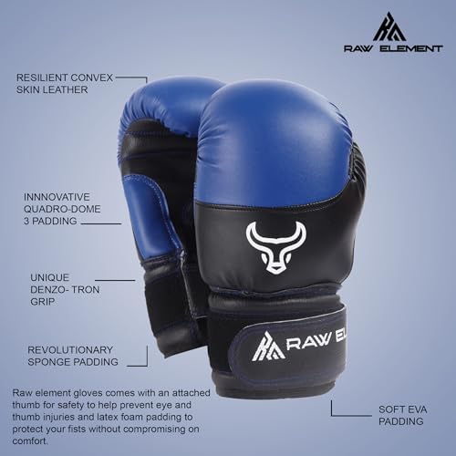 Image of Training & Sparring Gloves | Boxing, MMA, Muay Thai | Thumb Support, Wrist Wrap & Grip Bar | Unisex | Durable & Padded