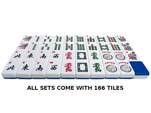 Set de Mahjong Americano con caja de aluminio plata miniatura 5