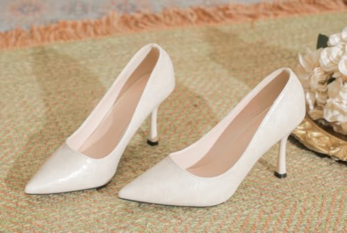 YooPrettyz Women's Pointed Toe Work Office Shoes Evening Party Dress Pumps Business Shoes Stiletto High Heels2