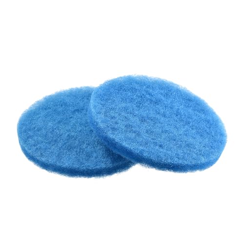 Image of 4 Pcs Aquarium Filter Media Floss Filter Pads Compatible with Fx4, Fx5, Fx6 Canister Filter Replacement Parts Accessories (Blue, 6 Pcs)