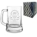 Price comparison product image Personalised Engraved Novelty Beer Mug with Ribbon and Stars Birthday Design, Gift Boxed, Personalise for Any Birthday
