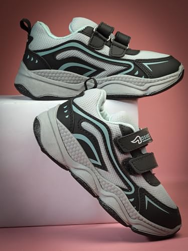 Image of ASIAN Kids UNITY-03 Stylish Sports mid Top Running and Walking Shoes with Velcro for Boys with Upper mesh for Extra Comfort