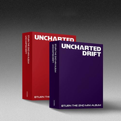 8Turn Uncharted Drift 2nd Mini Album Set complet de deux versions de l'album de K-pop