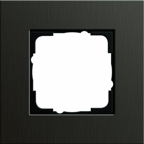 Preisvergleich Produktbild Gira 0211127 Abdeckrahmen 1 Fach Esprit Aluminium, braun