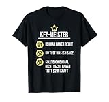 Lustige Kfz Meister Bekleideidung Geschenke