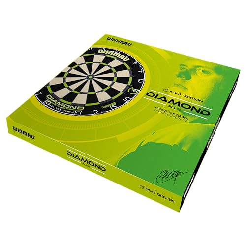 WINMAU Dart board - Professional Player - Michael van Gerwen - MvG Diamond Dartboard - Professional Bristle Dart Boards - Image 3