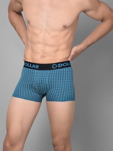 Image of Dollar Bigboss Men's Assorted Pack of 2 Cotton Trunk (Colour & Print May Vary)