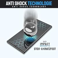 2x se® 3D SCHUTZFOLIE Transparent für Samsung Galaxy S23 Ultra,Selbstheilend, 100% Fingerabdruck & FaceID kompatibel, einfache blasenfreie Installation, Ultra-Klar, Stoß-Kratzfest, aus Deutschland – Ansicht 4