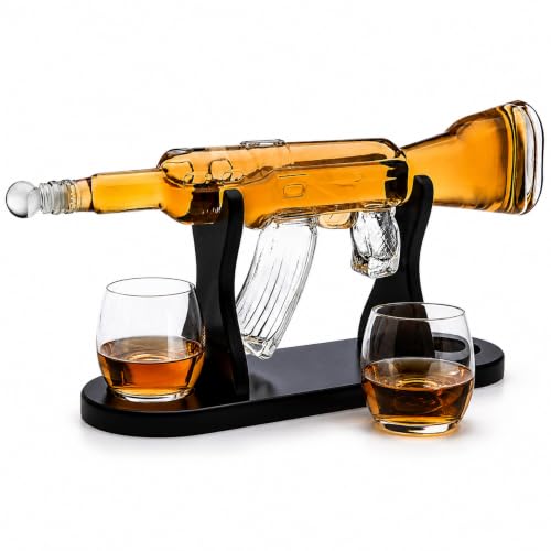 Godinger Rifle Gun Decanter