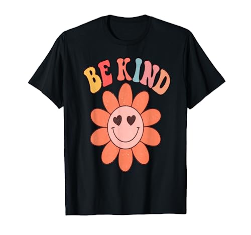 Camiseta Be Kind, Sunflower, Heart Eyes Teacher Camiseta