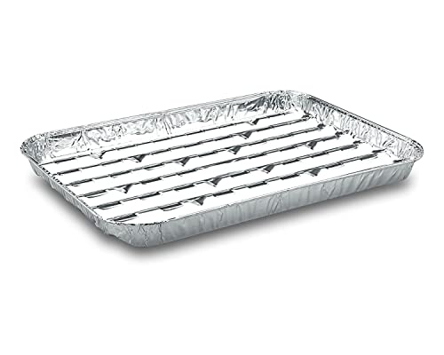 100 Stk. Alu-Grillpfanne Grillschalen BBQ, 34.4 x 22.4cm, mehrfach verwendbar / Diese Aluschale bewahrt den typischen Holzkohle-Grillgeschmack. Das Grillgut haftet nicht an der Schale und lässt sich gut wenden. Fett tropft nicht in die heiße Glut und verhindert so dass gefährliche Giftstoffe entstehen.