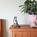 Estatua minimalista de metal negro lindo perro husky siberiano pequeña estatua de arte regalo adorno de escritorio decoración del hogar oficina Imagen de Estatua minimalista de metal negro lindo perro husky siberiano pequeña estatua de arte regalo adorno de escritorio decoración del hogar oficina