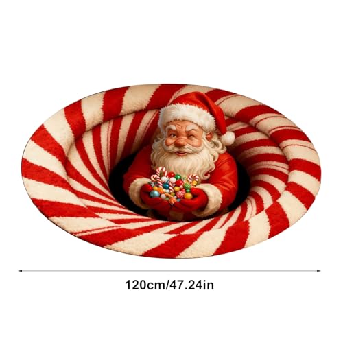 Alfombras navideñas antideslizantes para evitar resbalones 6