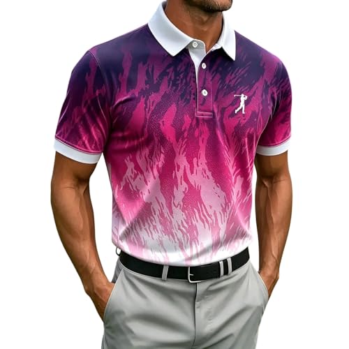 T-Shirt respirant pour homme à coupe ajustée idéal pour le golf
