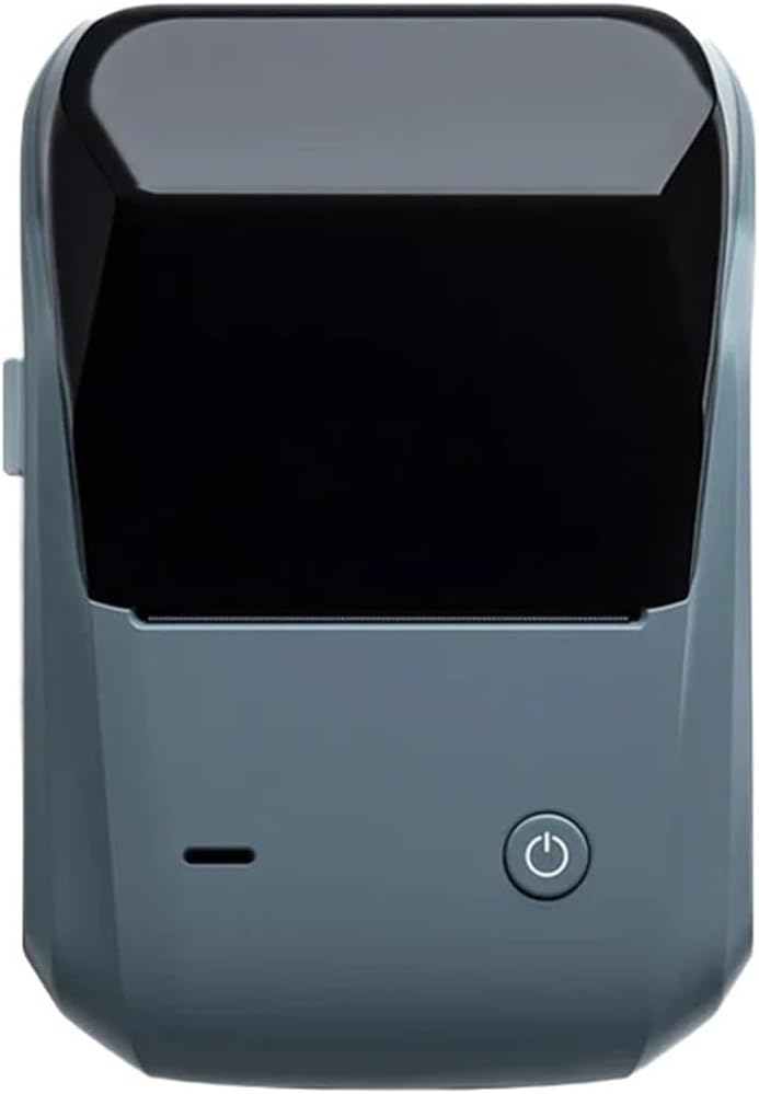 Label Printer, B1 Mini Portable Thermal Printer Self-Adhesive Sticker Label Maker Pocket Labeling Machine Bluetooth(1-Roll-5030)