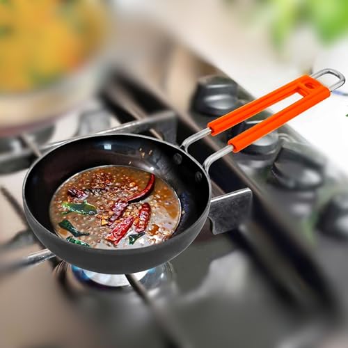 Image of HeatNest Iron Tadka Pan - Natural Non Stick Tadka Perfection
