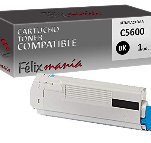 Toner Negro Compatible para Oki C5600 BK TO570