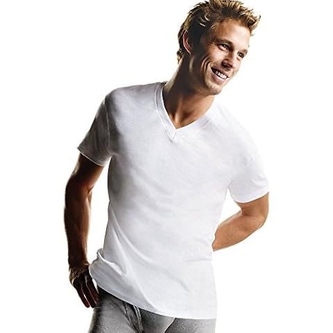 Hanes ComfortSoft TAGLESS V-Neck Undershirt 3-Pack Cover