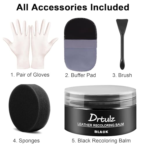drtulz Black Leather Recoloring Balm