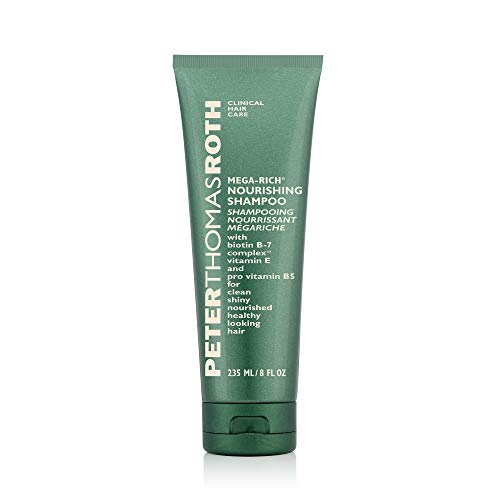 Peter Thomas Roth Mega-Rich Nourishing Shampoo, Biotin B-7 Complex Shampoo for Clean, Shiny, Healthier-Looking Hair