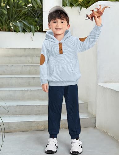 Toddler Baby Boy Clothes Long Sleeve Hoodie Sweatshirt Tops and Pants Sweatsuit Set Fall Winter Outfits 1-5T4