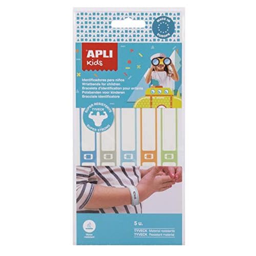 APLI KIDS - Brazalete Identificativo Blister, 5 uds, colores surtidos