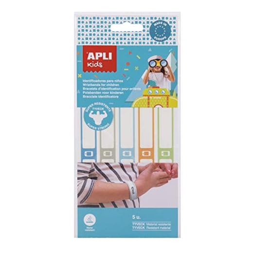 APLI KIDS - Brazalete Identificativo Blister, 5 uds, colores surtidos