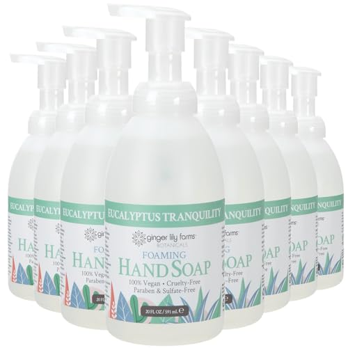 Ginger Lily Farms Botanicals Foaming Hand Soap, 20oz/8pk, Eucalyptus
