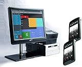 Mehrplatz GASTRO-Kassensystem (gebraucht): Hauptkasse, 2 x 5" Kellnerterminal, 1 x Bondrucker, TSE 2020 - Konform