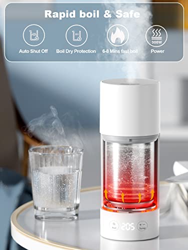 Balbali Travel Kettle Electric Small 9 Preset Temp - Portable Kettle For Travel - Mini Hot Water Boiler/Maker/Warmer/Heater For Tea - Bbl035Mj Bbl300E Bundle #TOP7