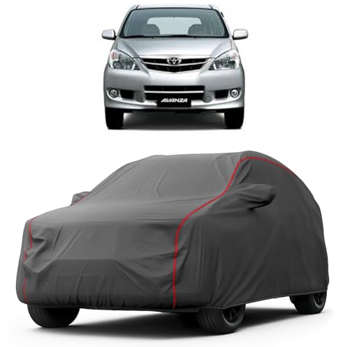 Image of Heavy-Duty Car Cover for Compatible with Toyota Avanza (2003 to 2025 All Models) Deluxe Car Protection Cover - Waterproof & UV-Resistant All-Season Exterior Protection