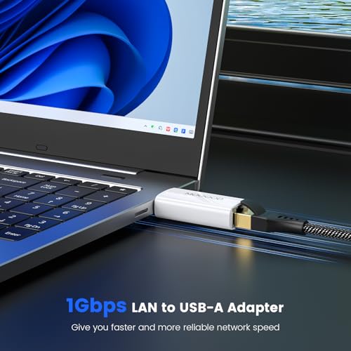 MOGOOD USB LAN 変換 Type A to RJ45 1Gbps高速通信 USB 3.0 10/100/1000Mbps ネットワークアダプタ ギガビットイーサネット の商品画像 1