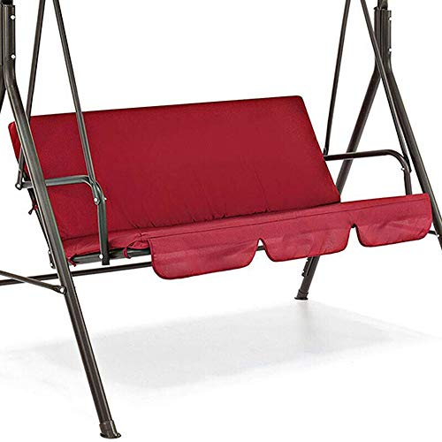 Andoer Cadeira com capa giratória Almofada dobrável impermeável e pátio de jardim Substituição de as