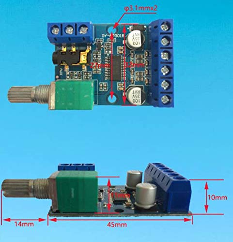 Module amplificateur de puissance audio 12V 30W x2 pour enceinte - 3