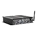 Mini PC industrial, Core i3 3217U 2C 4T, Windows 10.8 GB DDR3 RAM 128 GB mSATA SSD, HDMI, VGA, RS232 6xCOM, Gigabit LAN, USB 3.0, ordenador de sobremesa pequeño sin ventilador, carcasa resistente