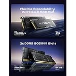 MINISFORUM 795S7 Barebone with Mini PC, AMD Ryzen 9 7945HX(16 C/32 T,up to 5.4GHz),PCIe 5.0X16,Triple Display USB-C/HDMI2.1/DP1.4,2.5G LAN Mini Computer,M.2 2230 Key E Slot,5xUSB Type-A(NO RAM/SSD/OS) - Image 3