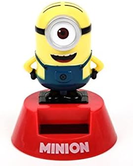 Amazon ミニオンズ ミニオン ソーラースイング ゆらゆらと揺れる デイブ スチュアート えらべる2柄2色 スチュアート 台座 赤 おもちゃ おもちゃ