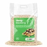 ProRep Hemp Bedding 25 Litre | Natural, Absorbent & Low-Dust Substrate | Biodegradable Bedding for Reptiles, Snakes, Tortoises & Small Mammals