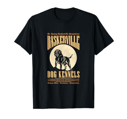 Image of Baskerville Kennels - Sherlock Holmes Design T-Shirt