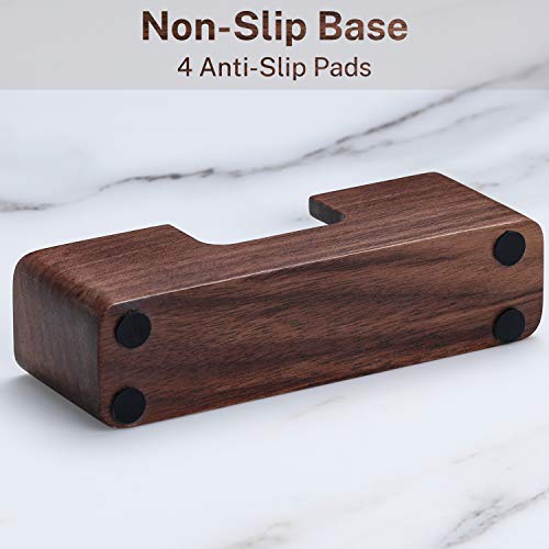 Maxgear Business Card Holder Wood Business Cards Holder For Desk Business Card Display Holder Desktop Business Card Stand For Office,Tabletop - Rectangle 2 Pack #TOP2