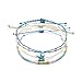 Tarsus Hand-Woven Surfer Layerable Starfish Beaded Ankle Bracelets for Women Teen Girls 3 Anklets Set