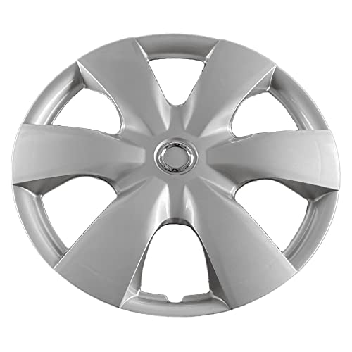 Hubcaps.com - Premium Quality 15 Inch Silver Hubcaps Fits 2006 2007 And 2008 Toyota Yaris, Heavy Duty Solid Clip Construction (Set Of 4) (61141Ams-4) #TOP2