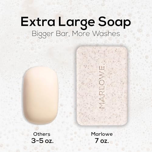 MARLOWE. 7 oz Body Scrub Soap Exfoliating Bar