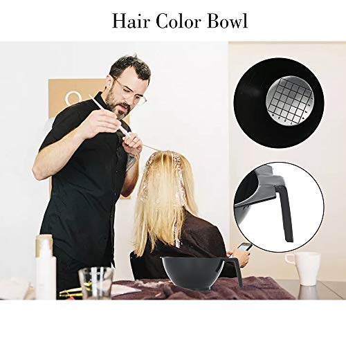 KKmoon Kit de tintura para mistura de cores de cabelo Conjunto de coloração de cabelo Ferramenta par