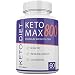 Keto MAX 800 - Premium Weight Loss - Burn Fat - Increase Energy - Gluten Free - 30 Day Supply